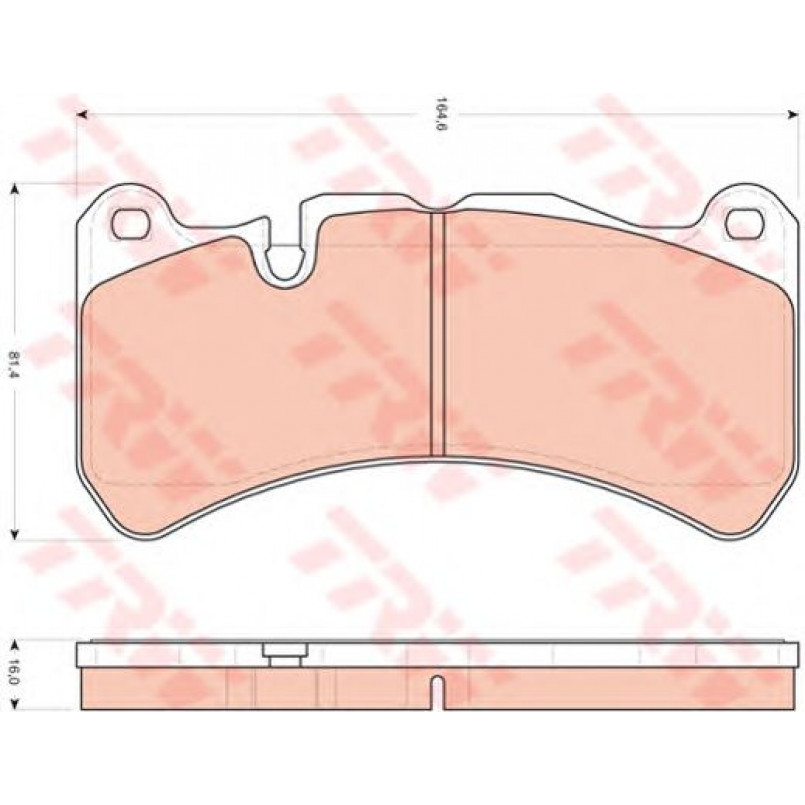 GDB1739  TRW - Гальмівні колодки до дисків