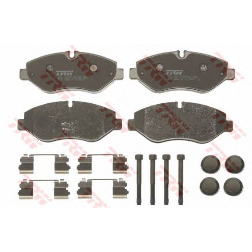 GDB1747  TRW - Гальмівні колодки до дисків