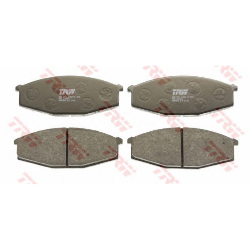 GDB251 TRW - Гальмівні колодки до дисків