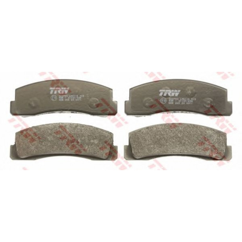GDB265 TRW - Гальмівні колодки до дисків