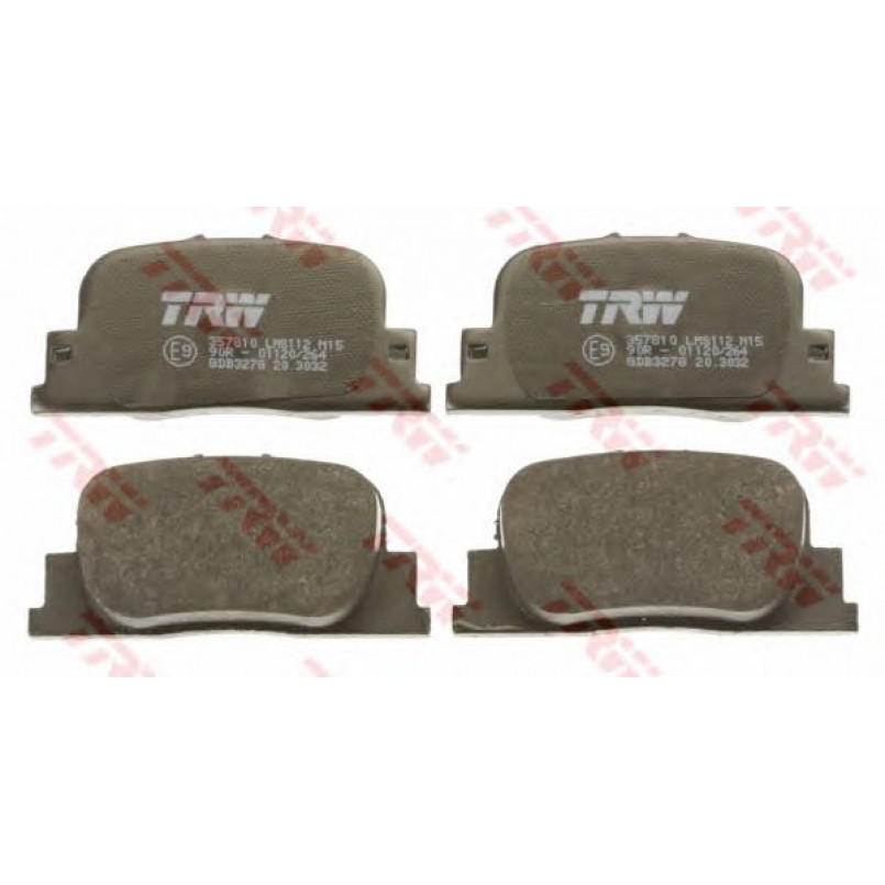 GDB3278 TRW - Гальмівні колодки до дисків