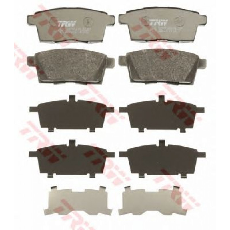 GDB3472 TRW - Гальмівні колодки до дисків