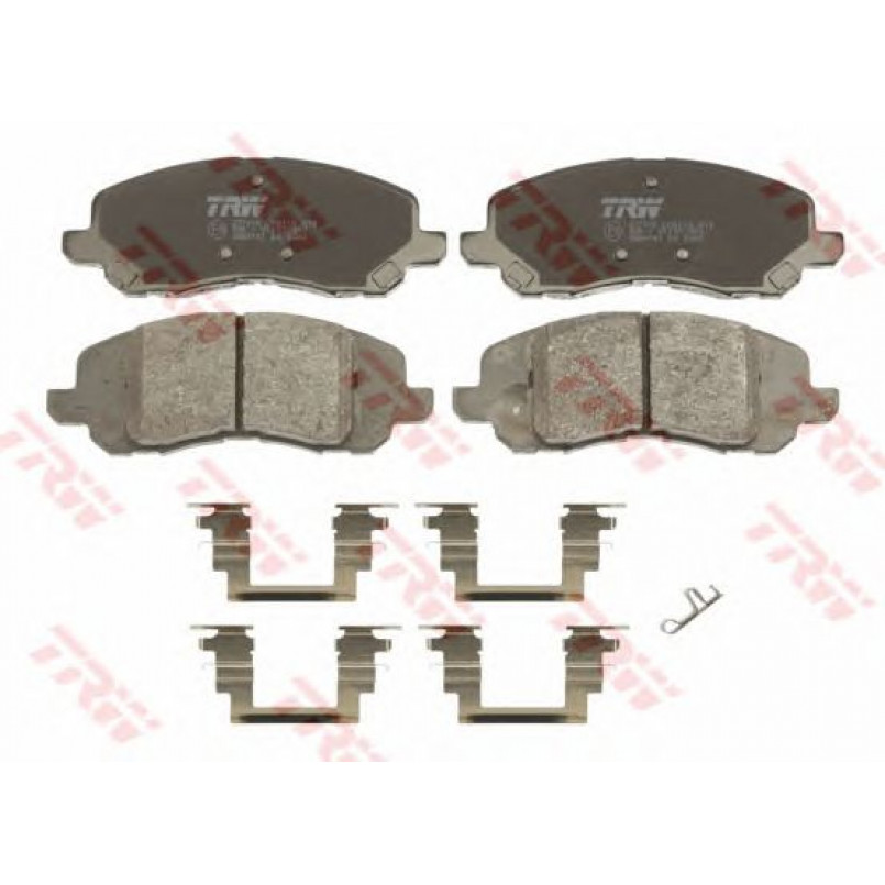 GDB4141 TRW - Гальмівні колодки до дисків