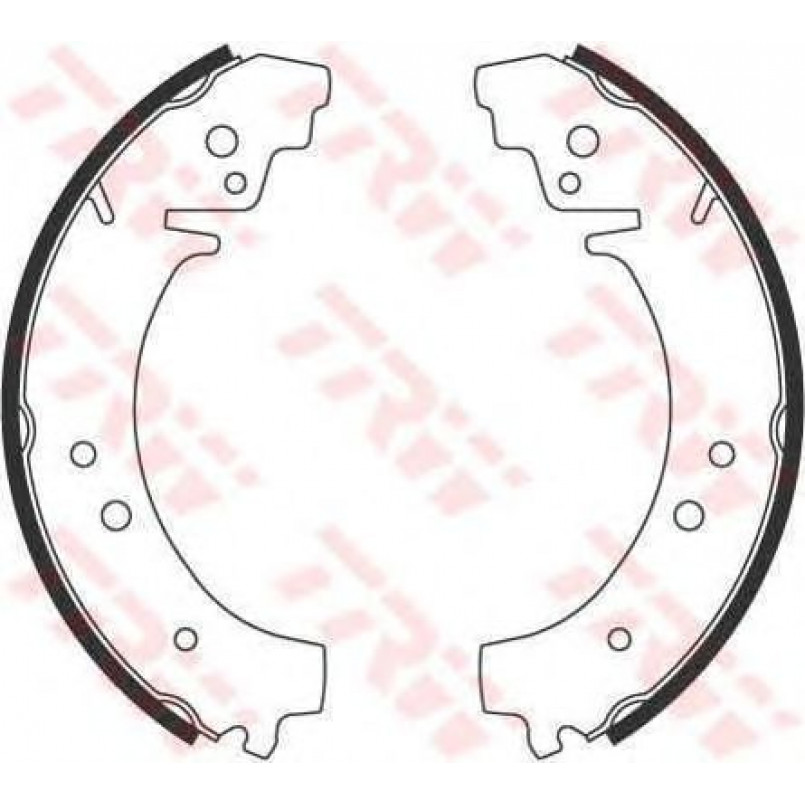 GS8222 TRW - Гальмівні колодки до барабанів