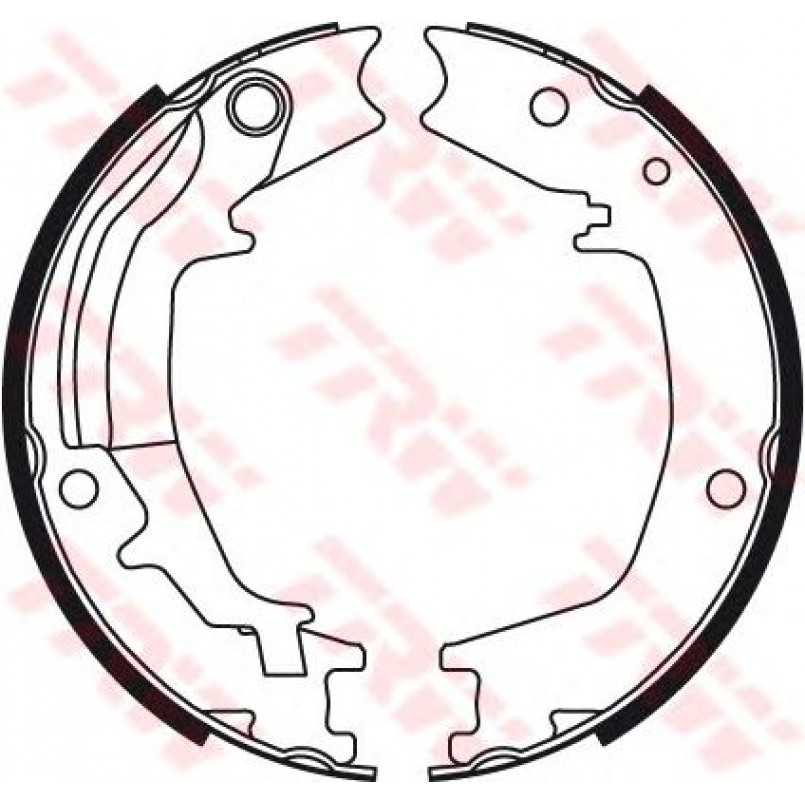 GS8489  TRW - Гальмівні колодки до барабанів