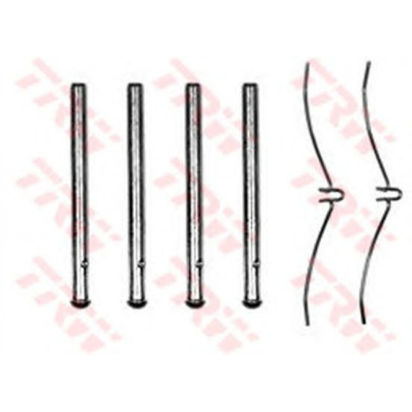 PFK219 TRW - Комплект для монтажу дискових гальмівних колодок