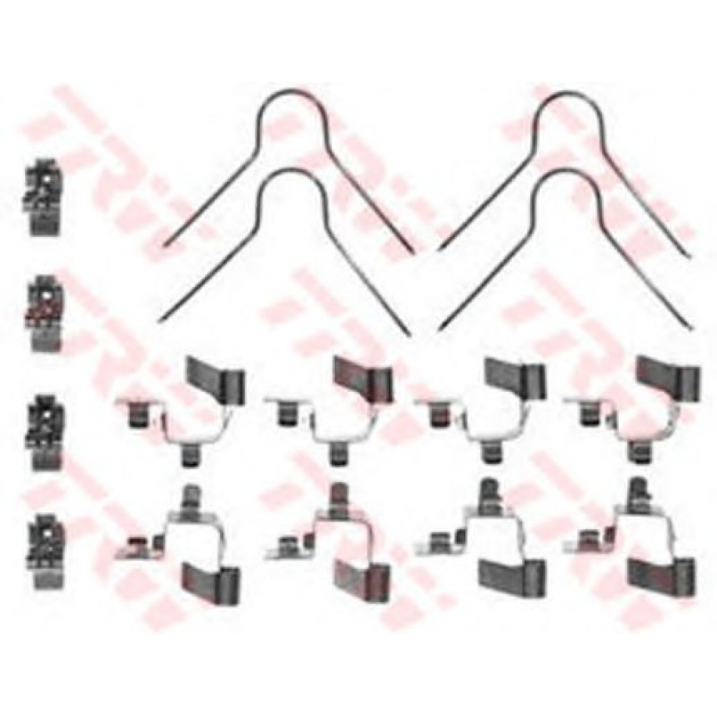 PFK291  TRW - Комплект для монтажу дискових гальмівних колодок