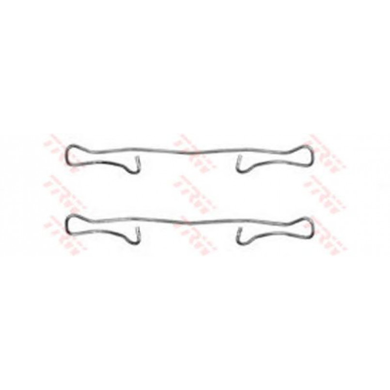 PFK302 TRW - Комплект для монтажу дискових гальмівних колодок