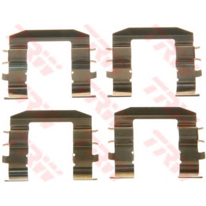PFK558 TRW - Комплект для монтажу дискових гальмівних колодок