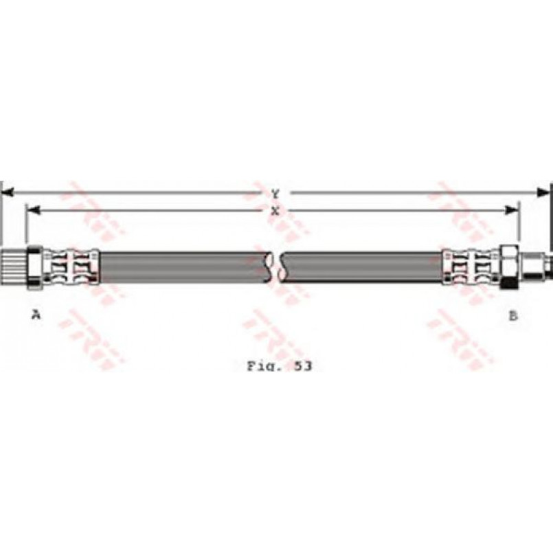 PHA243  TRW - Гальмівний шланг