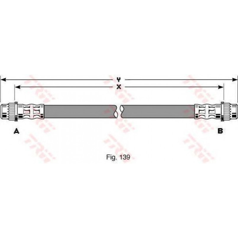 PHA311  TRW - Гальмівний шланг
