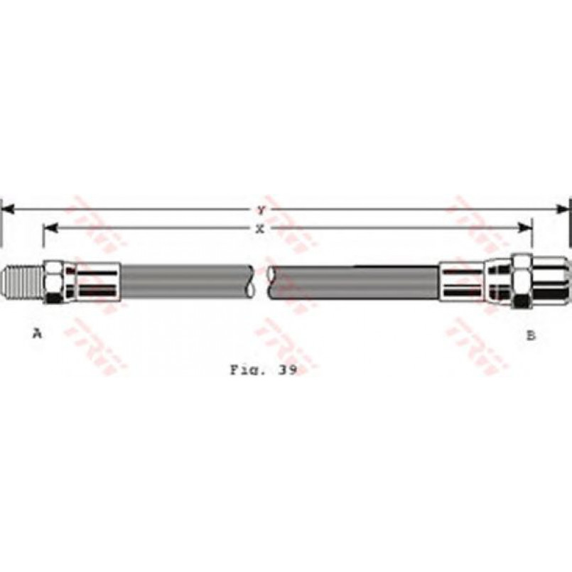 PHB125  TRW - Гальмівний шланг