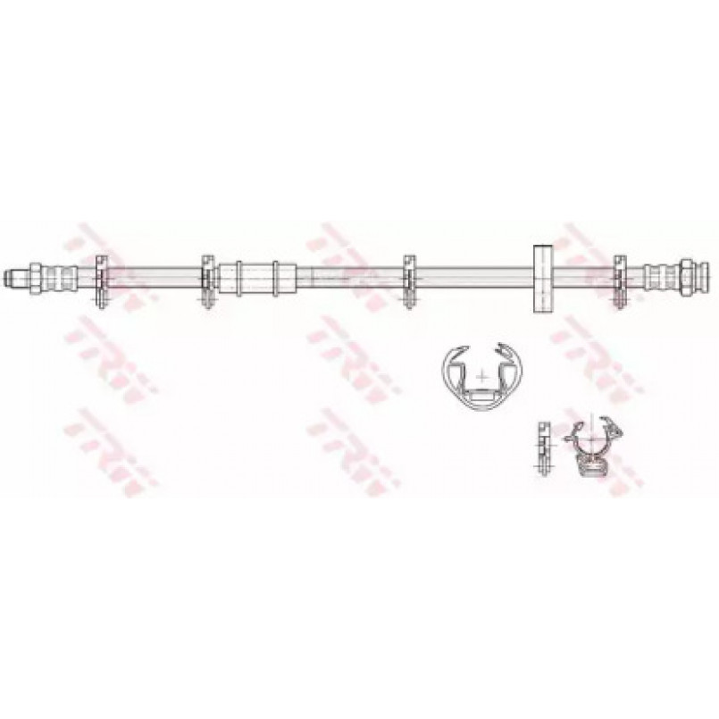 PHB217  TRW - Гальмівний шланг