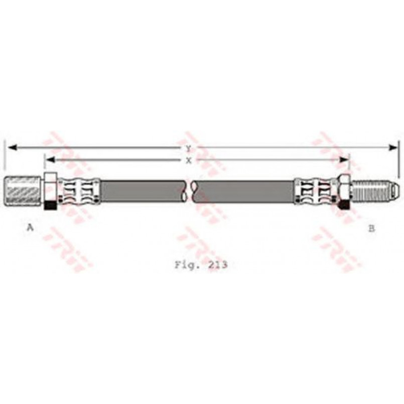 PHB221  TRW - Гальмівний шланг