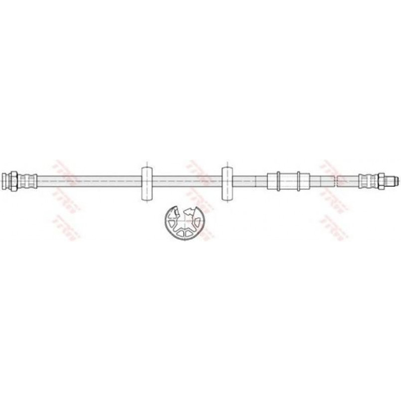 PHB227  TRW - Гальмівний шланг