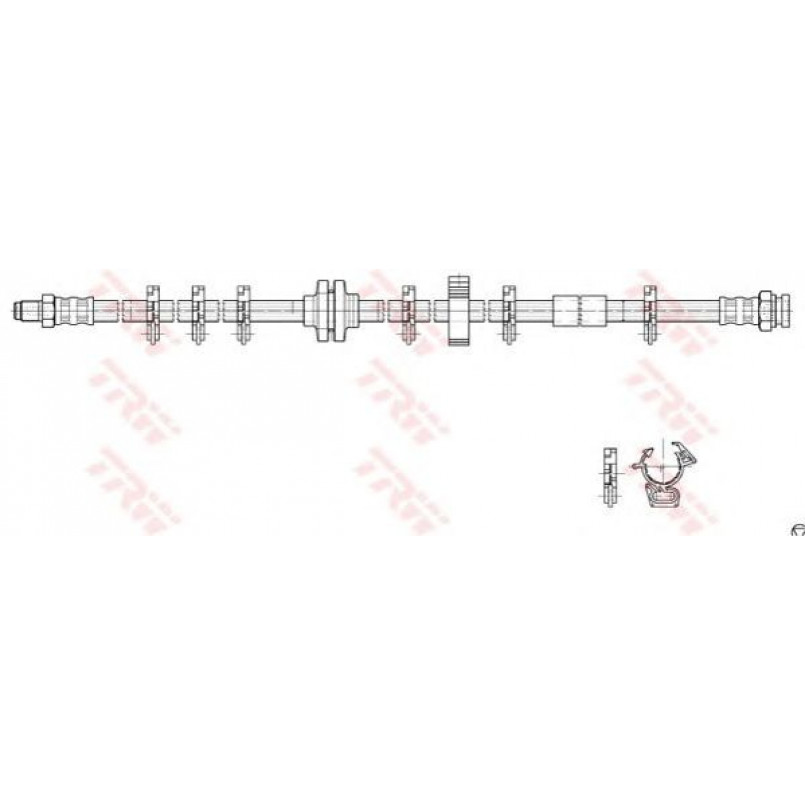 PHB268  TRW - Гальмівний шланг