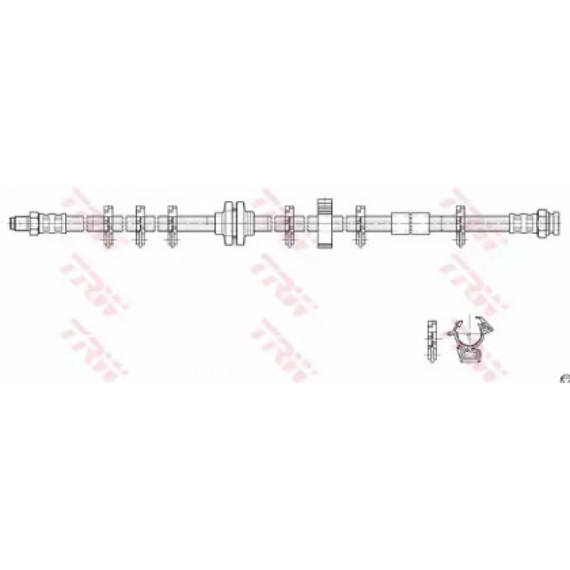 PHB268  TRW - Гальмівний шланг