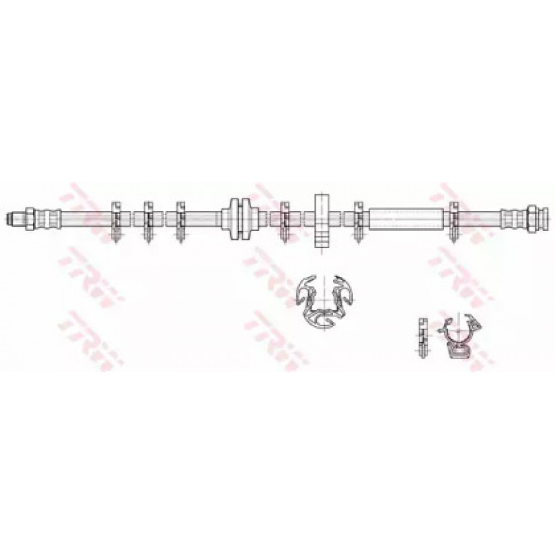 PHB290  TRW - Гальмівний шланг