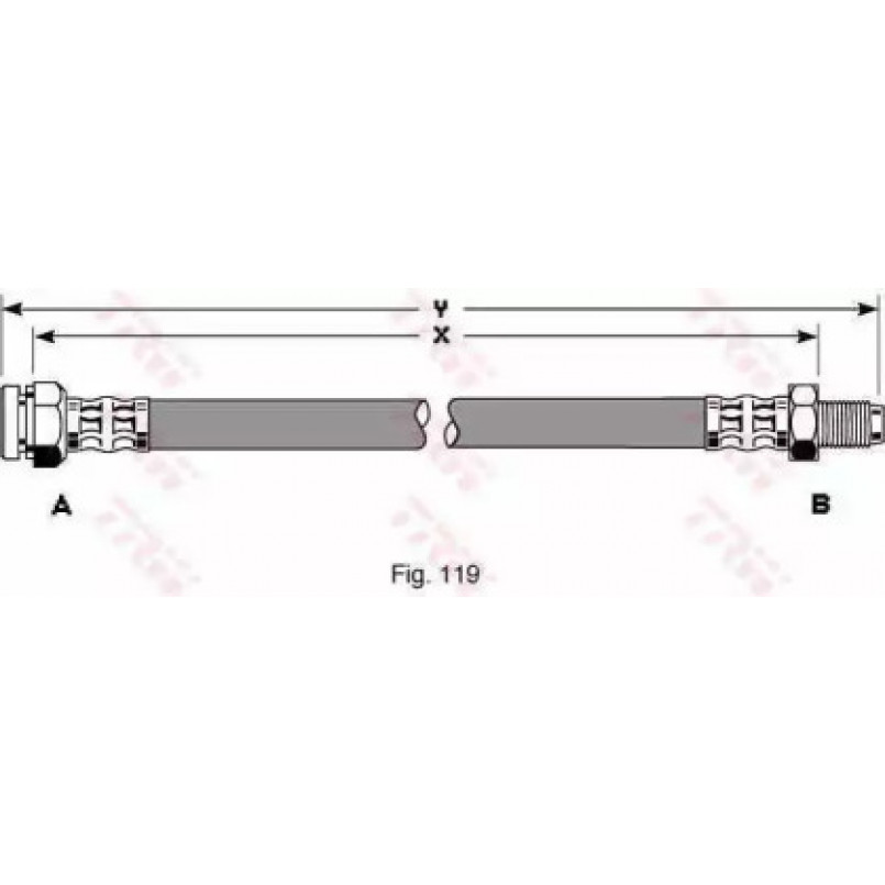PHB300  TRW - Гальмівний шланг