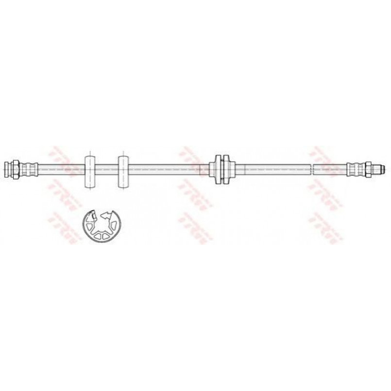PHB399  TRW - Гальмівний шланг