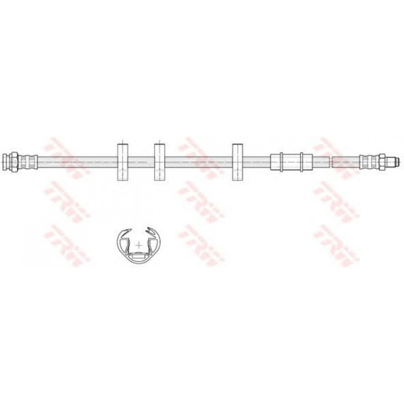 PHB580  TRW - Гальмівний шланг