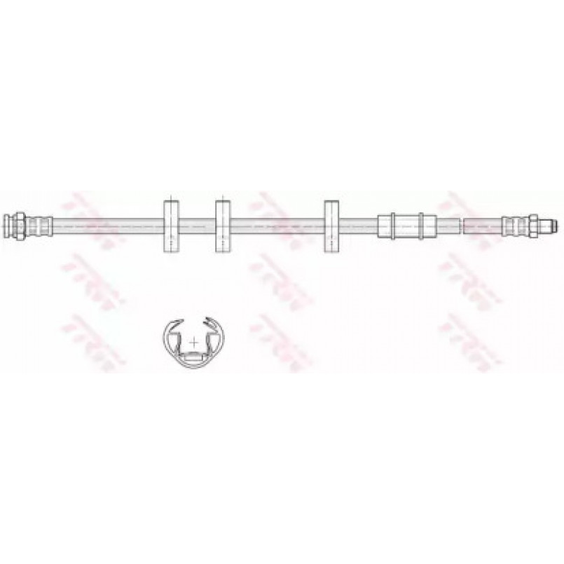 PHB580  TRW - Гальмівний шланг