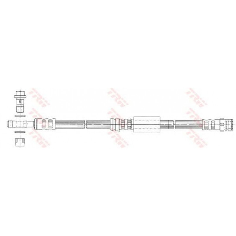 PHD1014  TRW - Гальмівний шланг