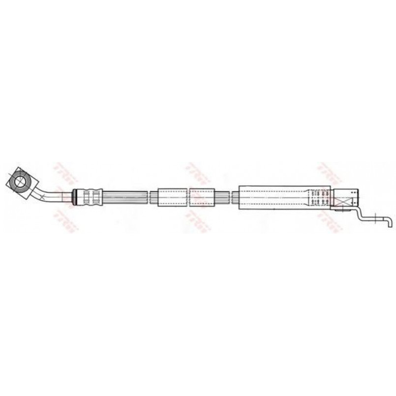 PHD442  TRW - Гальмівний шланг