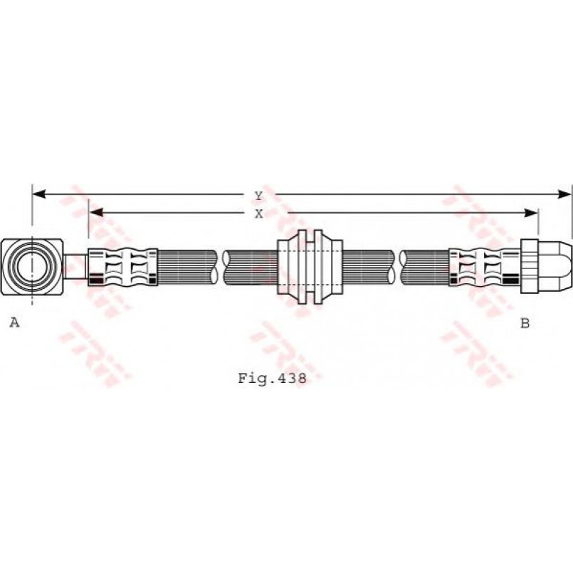 PHD485  TRW - Гальмівний шланг