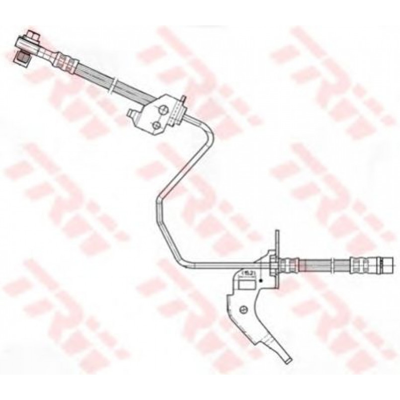 PHD566 TRW - Гальмівний шланг