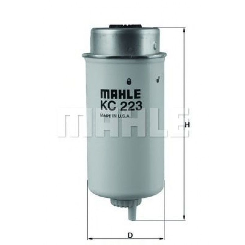 KC223 Фільтр палива (MAHLE)