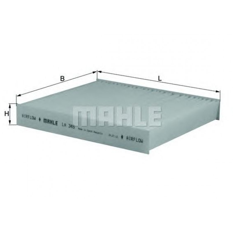 LA345 Фільтр салону (MAHLE)