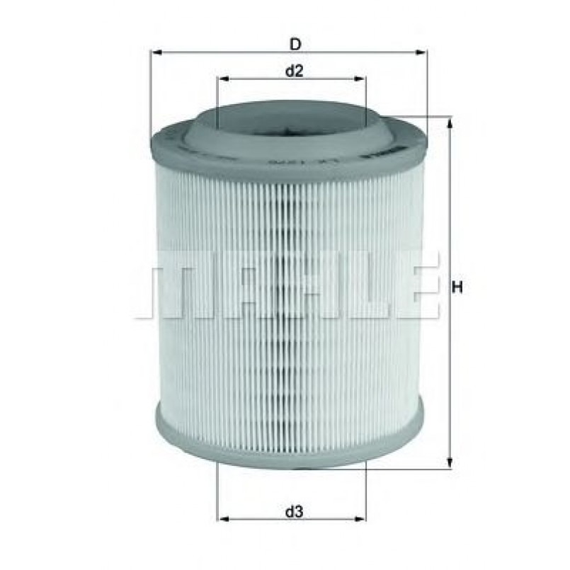 LX1275 Фільтр повітря (MAHLE)