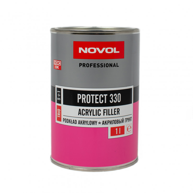 PROTECT 330 акриловий грунт 5+1 сірий 1,00л x6