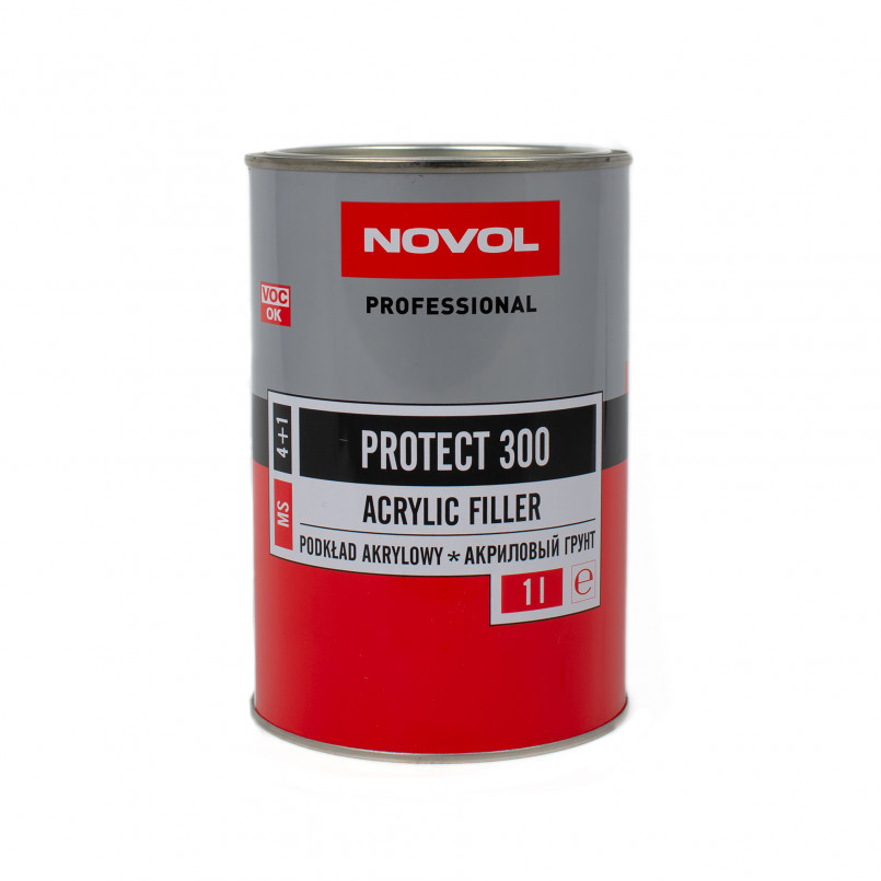PROTECT 300 акриловий грунт 4+1 сірий 1,00л x6