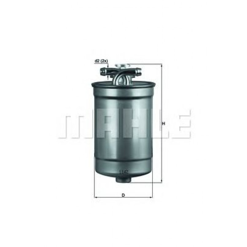 KL554D Фільтр палива (MAHLE)