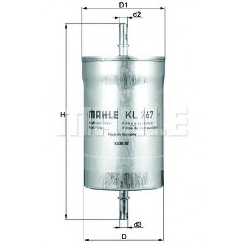 KL767 Фільтр палива (MAHLE)