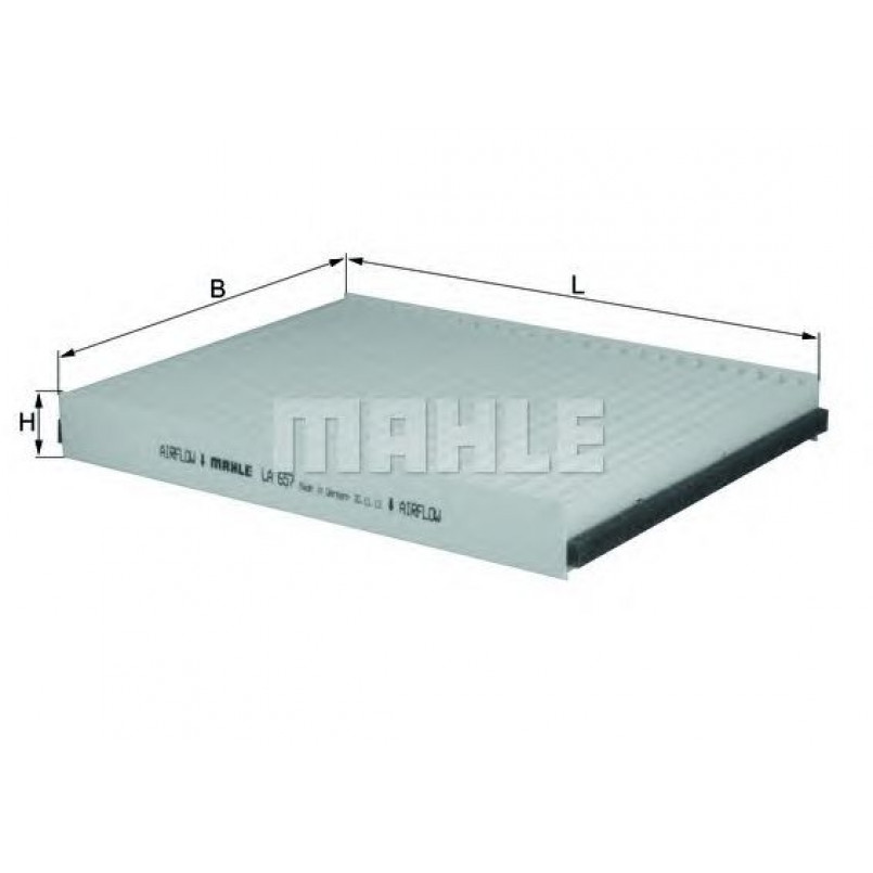 LA657 Фільтр салону (MAHLE)