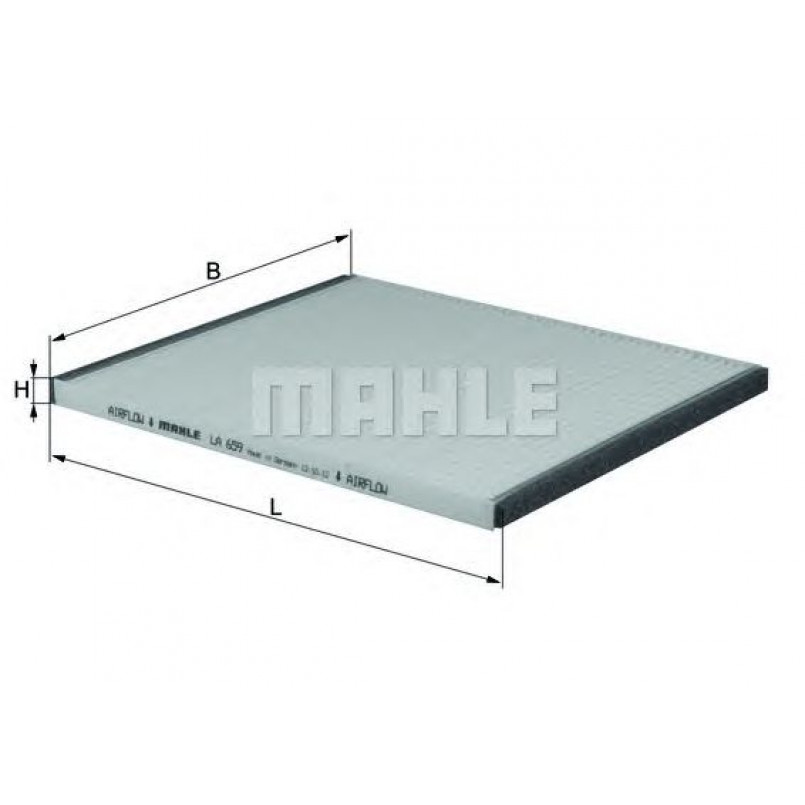 LA659 Фільтр салону (MAHLE)