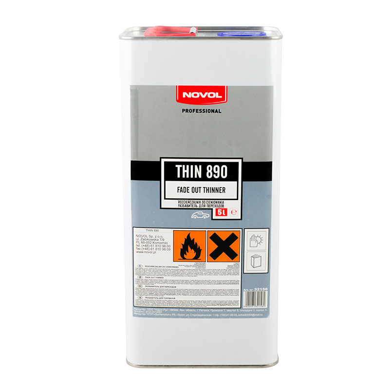 THIN 890 Розчинник для тонування  5,00л x4