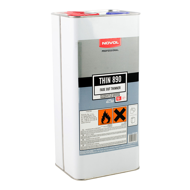 THIN 890 Розчинник для тонування  5,00л x4