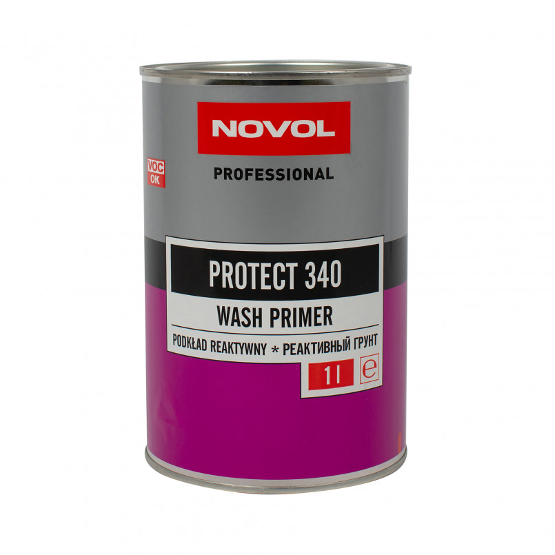 PROTECT 340 Реактивний грунт WASHPRIMER 1+1  1,00л x6