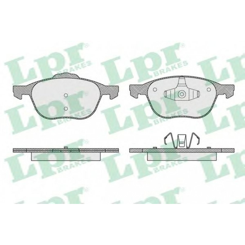 05P1627 LPR - Гальмівні колодки до дисків