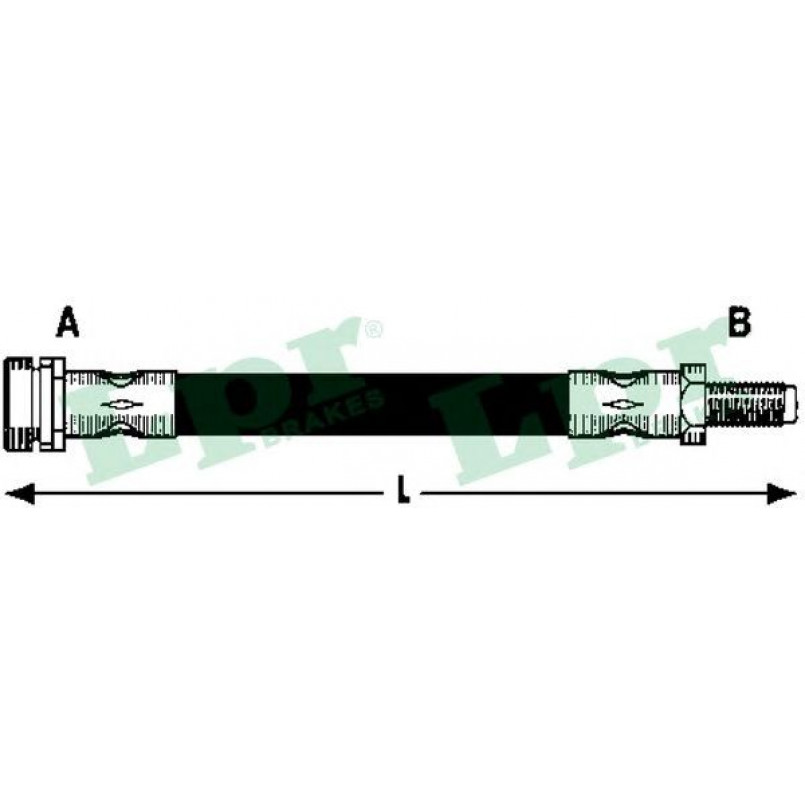 6T48269  LPR - Гальмівний шланг