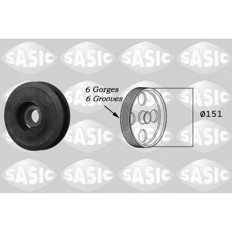 2156008   SASIC - Шків колінвалу