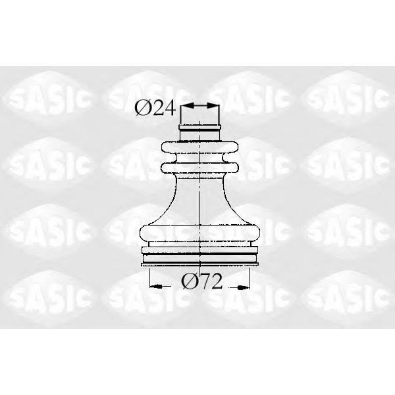 4003449   SASIC - Пильовик привідного валу