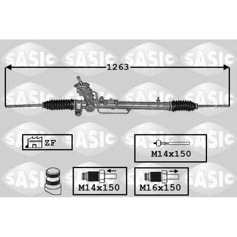 7006140   SASIC - Кермова рейка