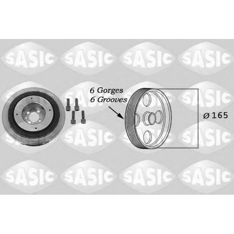 9001813   SASIC - Шків колінвалу
