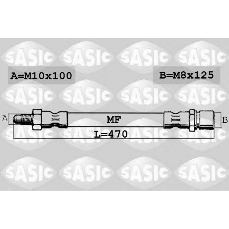 SBH0137   SASIC - Гальмівний шланг