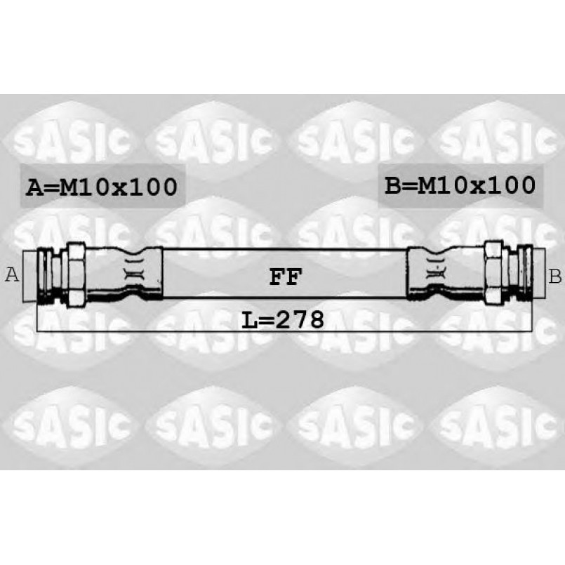 SBH0146   SASIC - Гальмівний шланг